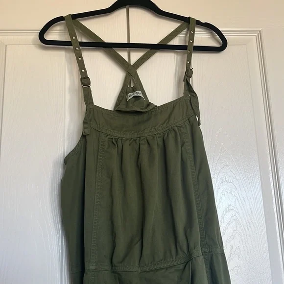 Harem style drop crotch cute jumper overalls - Picture 6 of 13